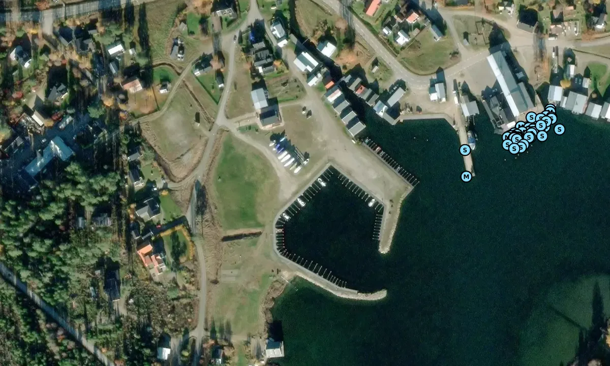 Satelite image of Mellanfjärden