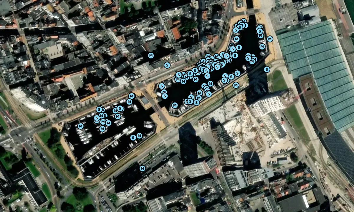 Satelite image of Mercator Yacht Harbour