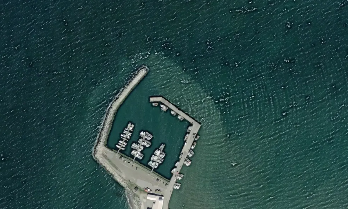 Flyfoto av Meteghan Marina