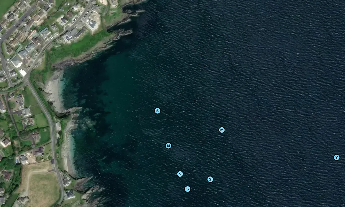 Satelite image of Mevagissey