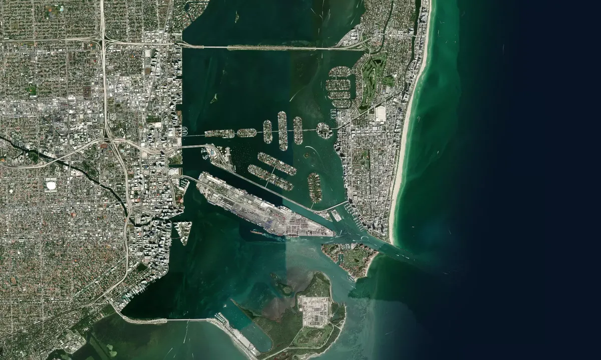 Flyfoto av Miami Beach - 3