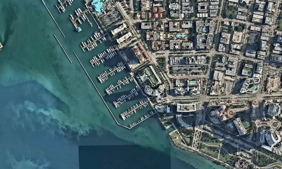 Flyfoto av Miami Beach Marina