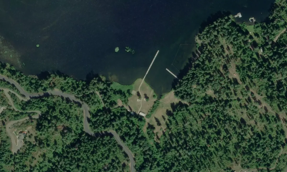 Satelite image of Mica Bay Boater Park