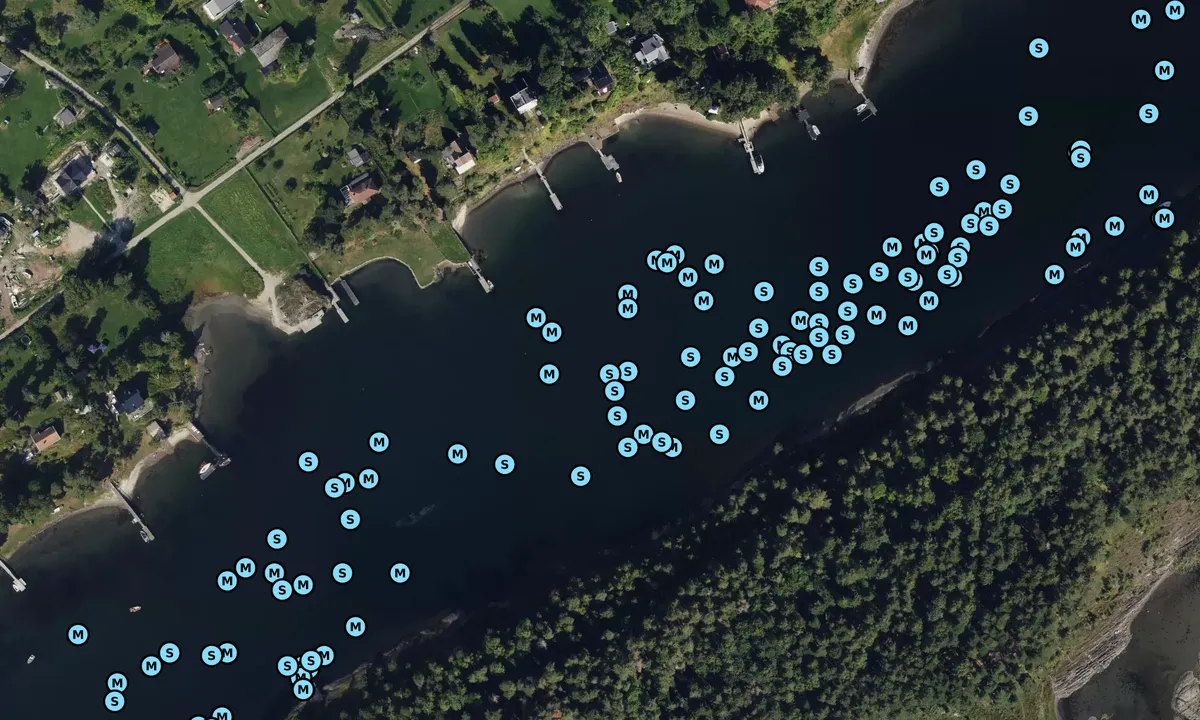 Satelite image of Middagsbukta