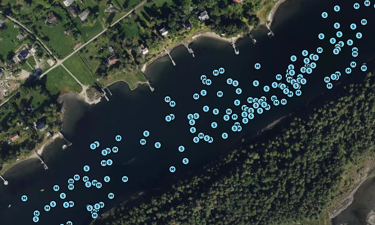 Satelite image of Middagsbukta