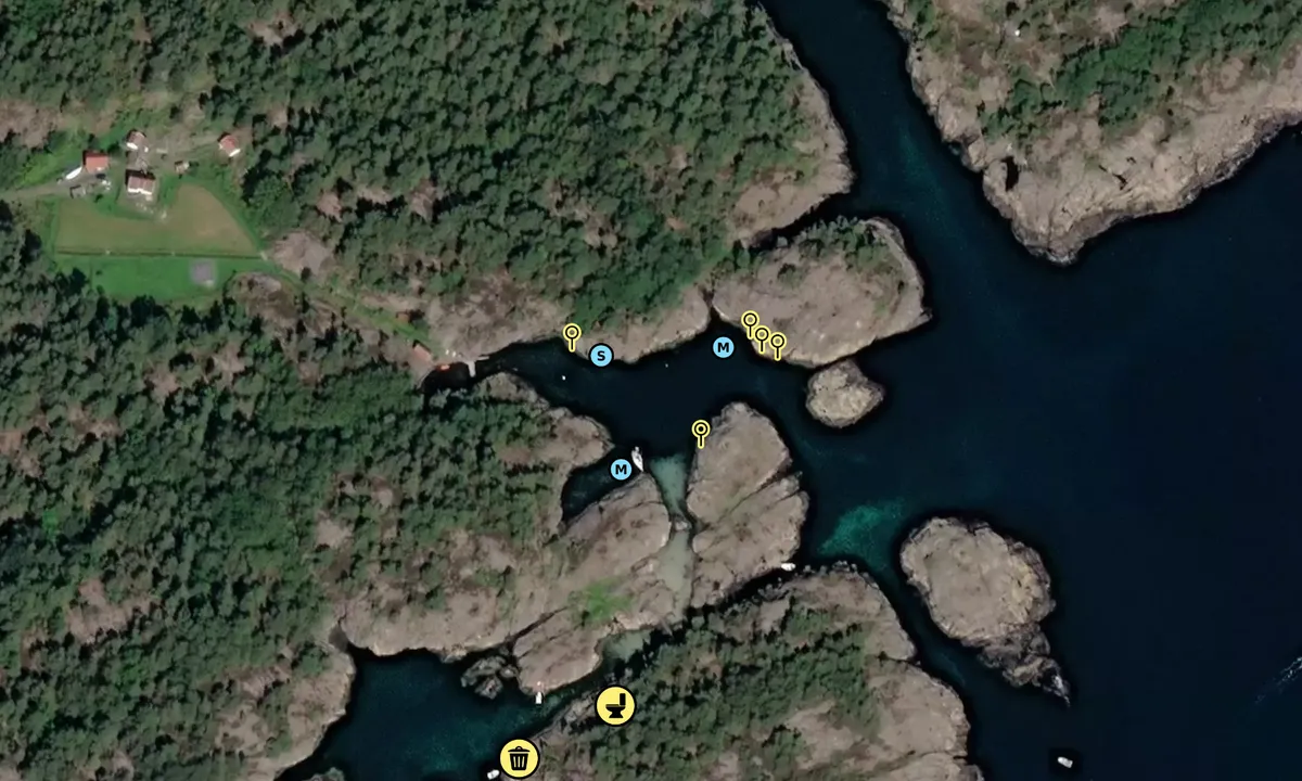 Satelite image of Midtre Sandvika