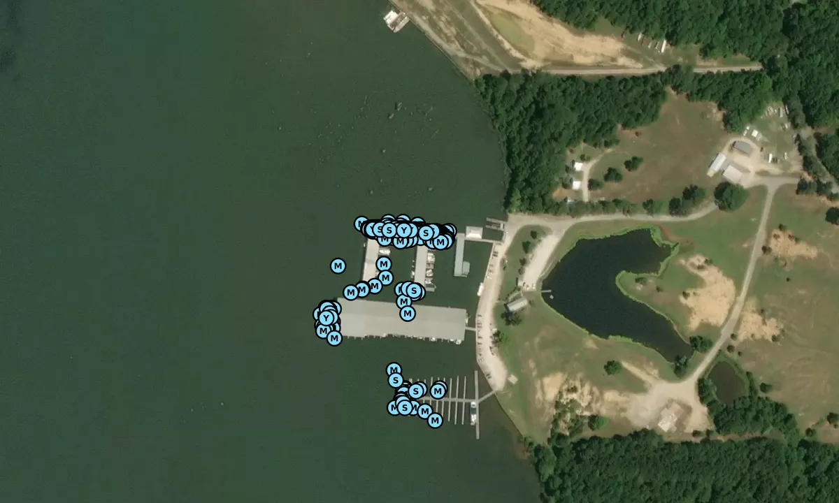 Satelite image of Midway Marina - Itawamba