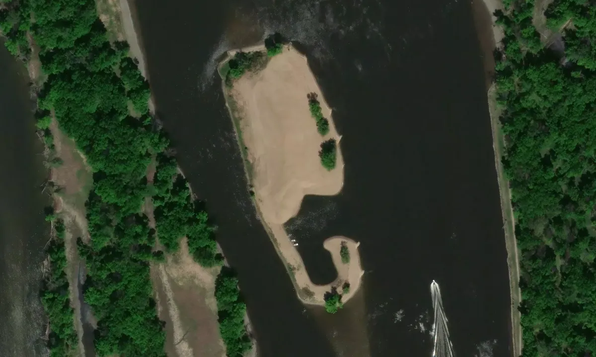 Satelite image of Mile Marker 799