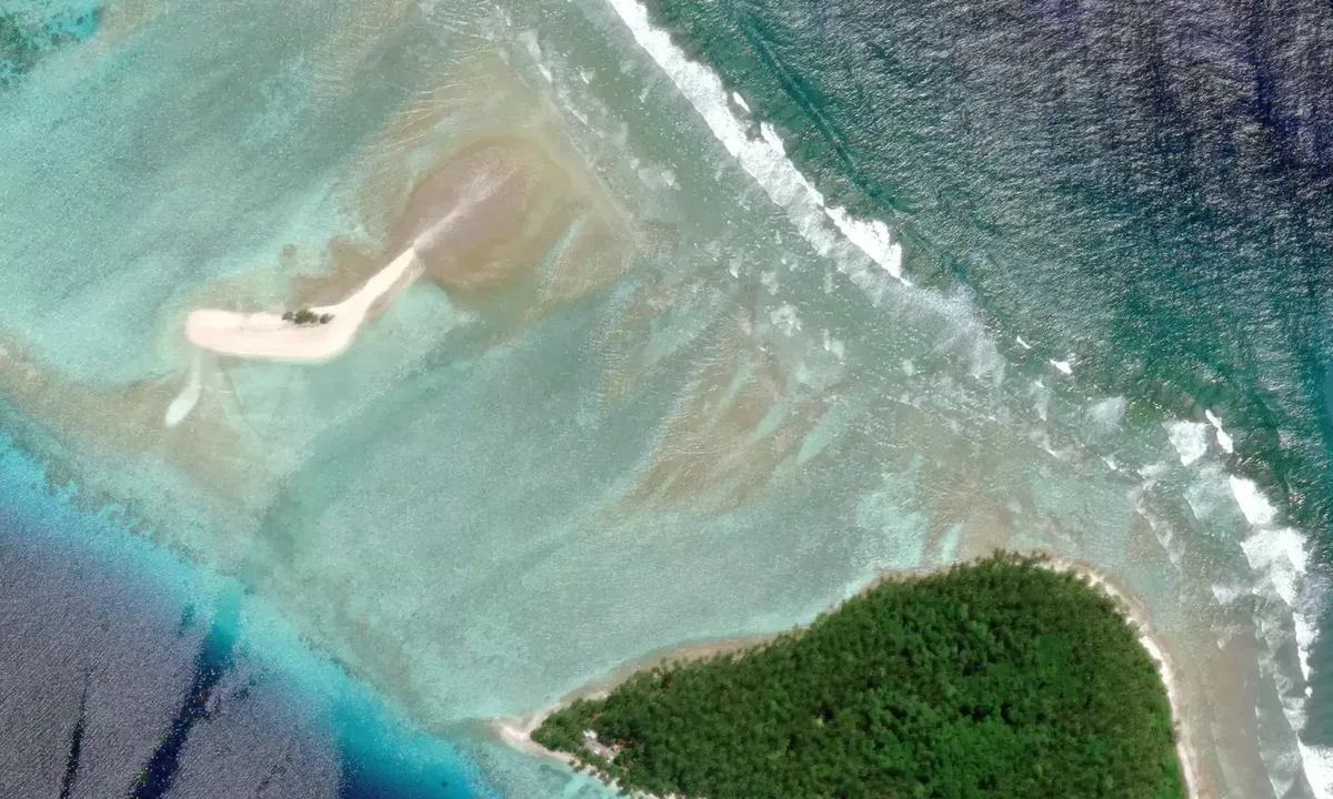 Satelite image of Mili Atoll (North)