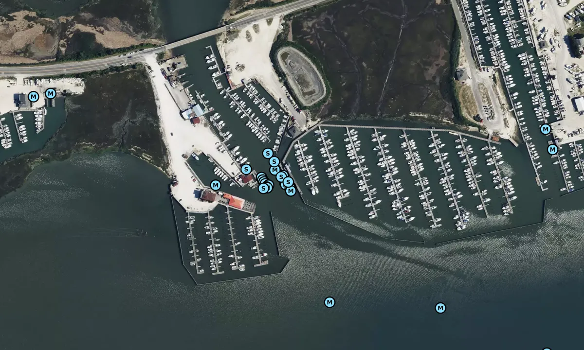 Satelite image of Mill Creek Marina 2