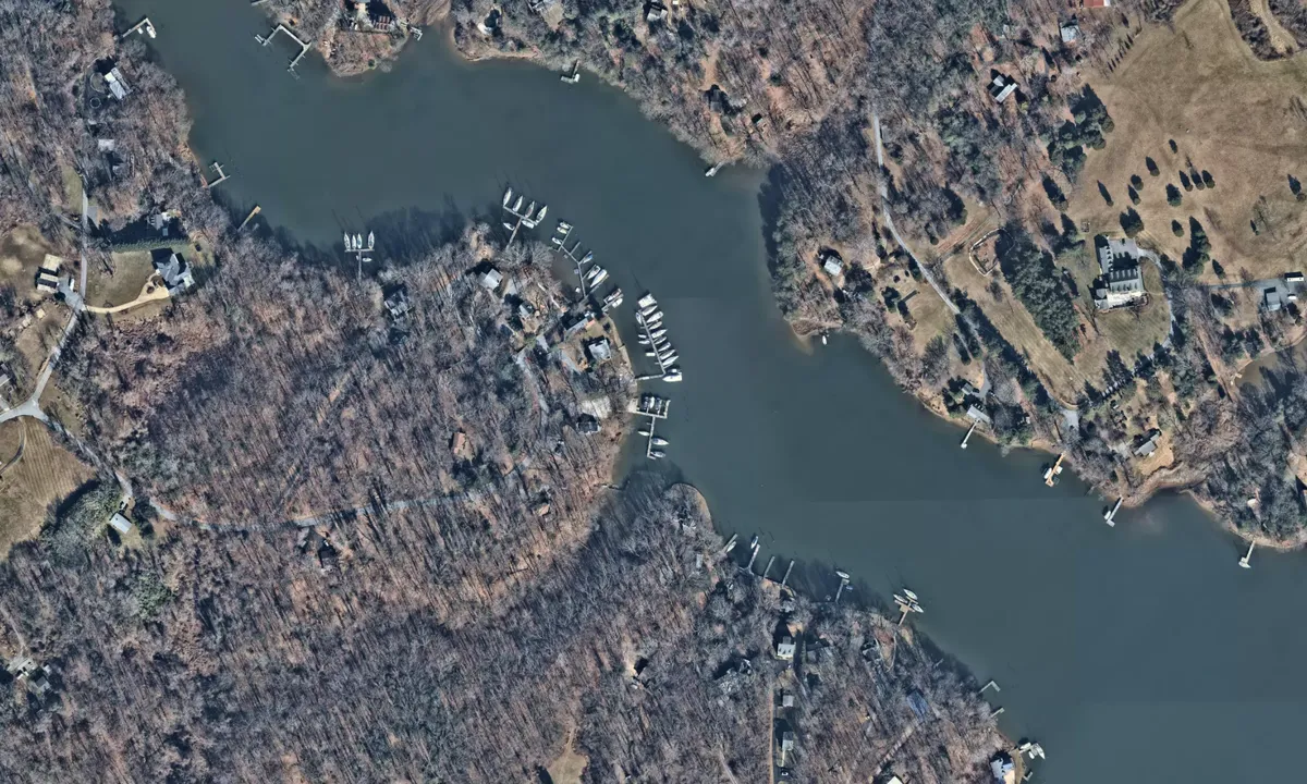 Flyfoto av Mill Creek Marina