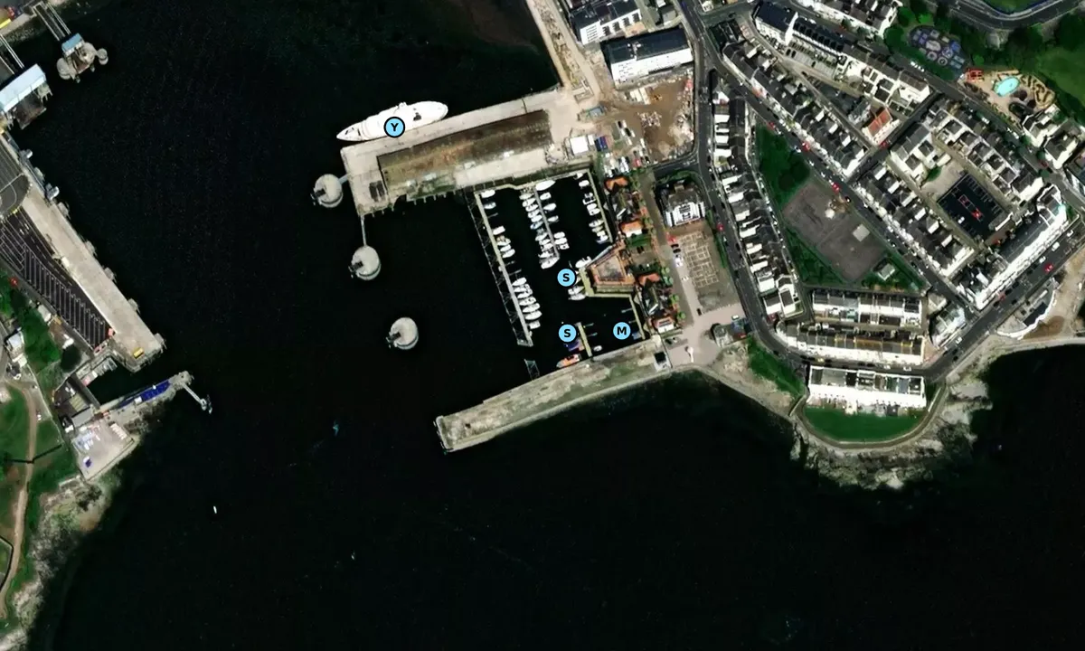 Satelite image of Millbay Marina Village