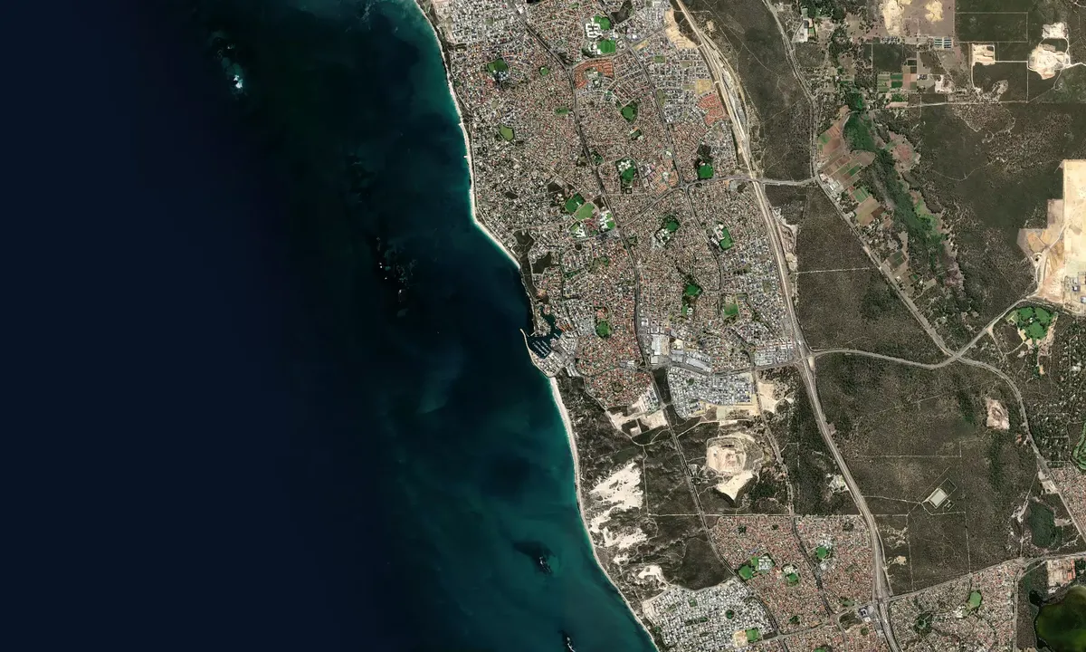 Flyfoto av Mindarie Marina 1