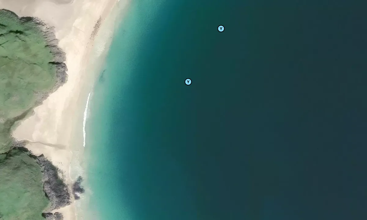 Satelite image of Mingulay East Bay