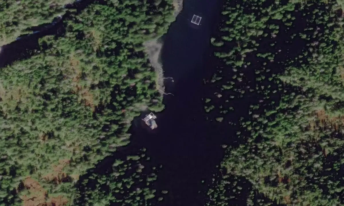 Satelite image of Mist Cove