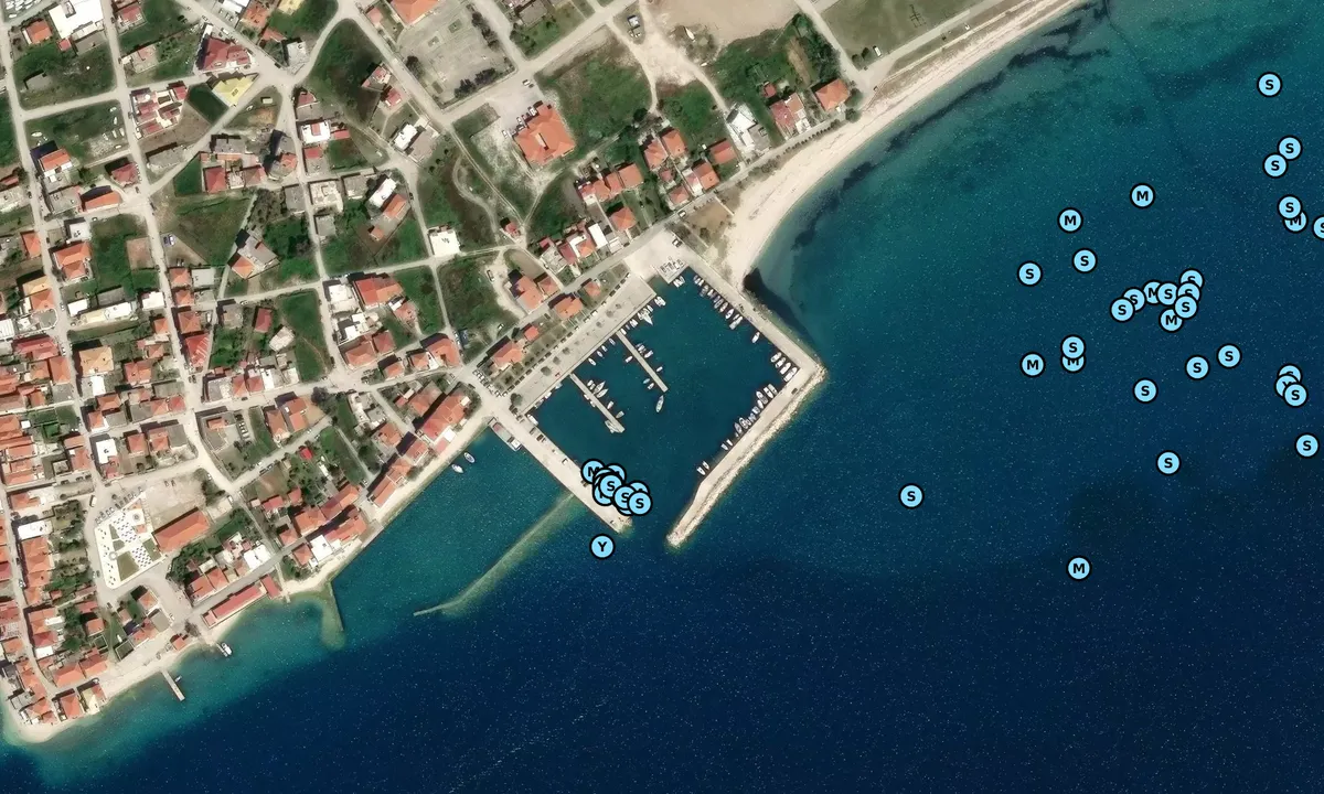 Satelite image of Mitika marina