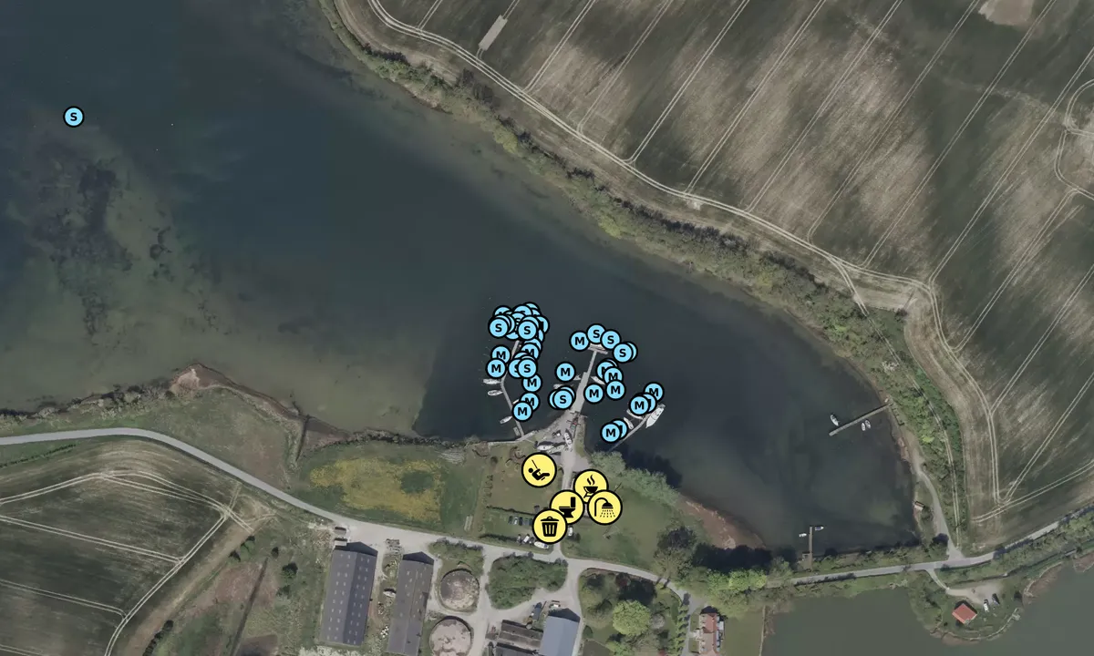 Satelite image of Mjelsvig Bådehavn