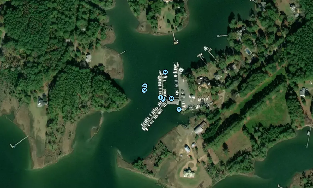 Satelite image of Mobjack Bay Marina - Foster