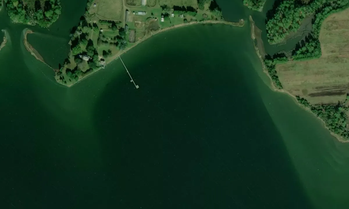 Flyfoto av Mobjack River Bay