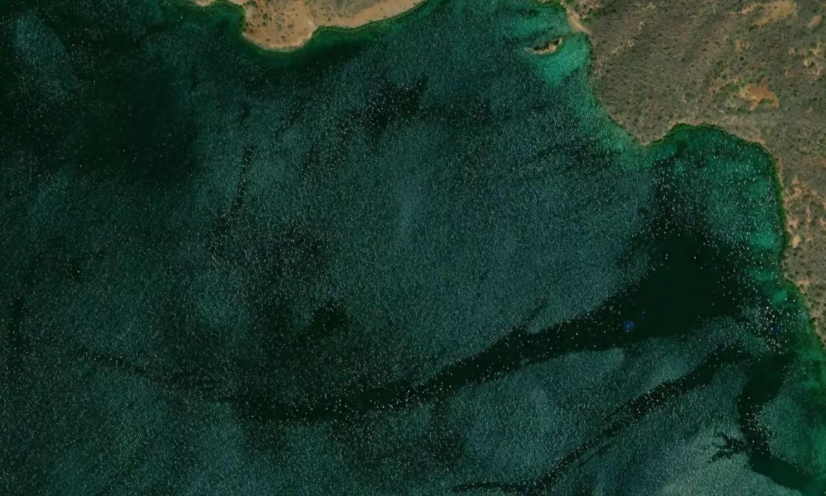 Satelite image of Mochima Nantional Park El Oculto