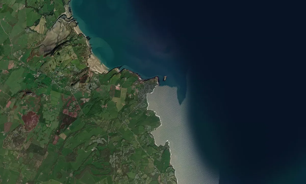 Flyfoto av Moelfre - Isle of Anglesey