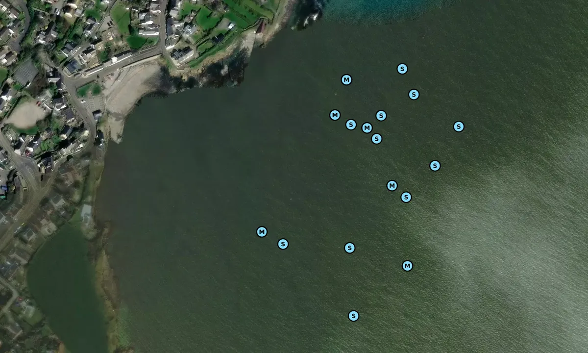 Satelite image of Moelfre - Isle of Anglesey