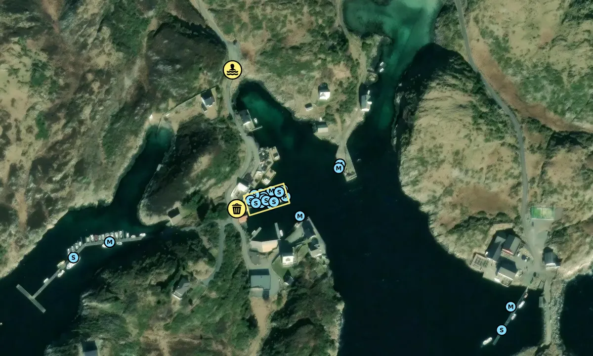 Satelite image of Møkster