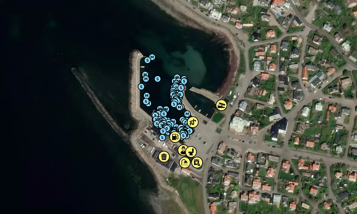 Satelite image of Mölle Hamn - Höganäs