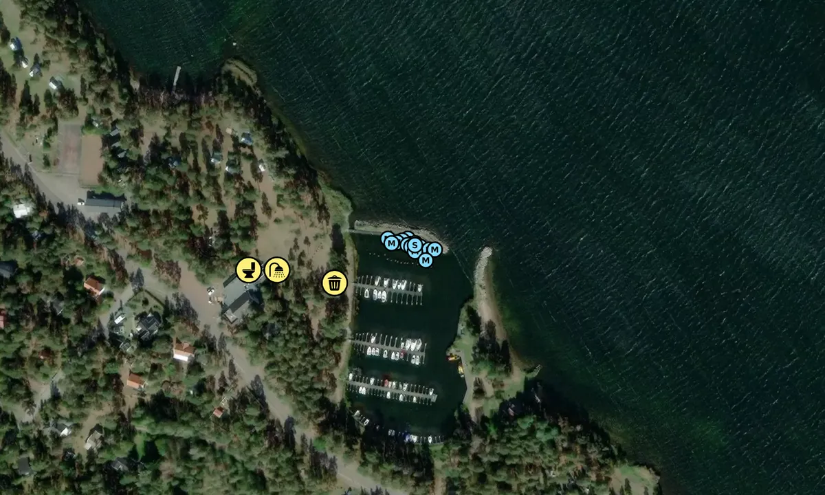 Satelite image of Mönsterås - Lakhamn