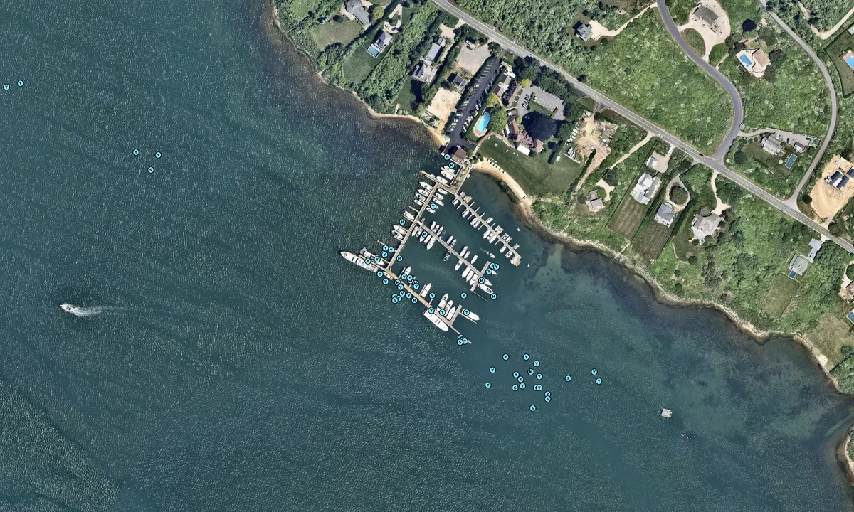 Flyfoto av Montauk Lake Club and Marina
