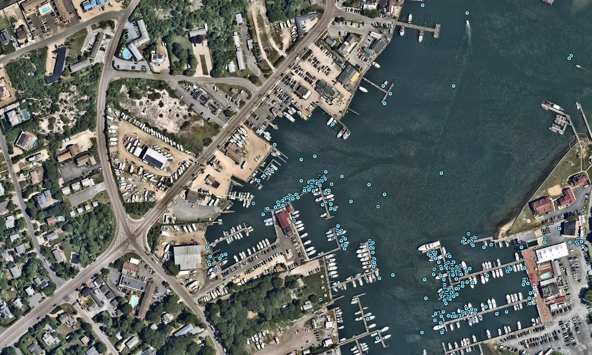 Flyfoto av Montauk Marine Basin - Suffolk