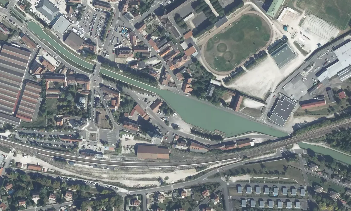 Satelite image of Montbard #2