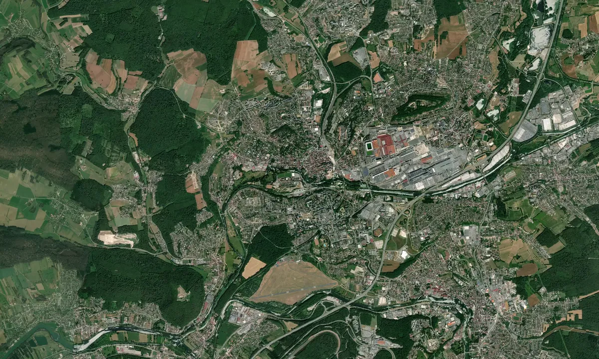 Flyfoto av Montbeliard Port de Plaisance