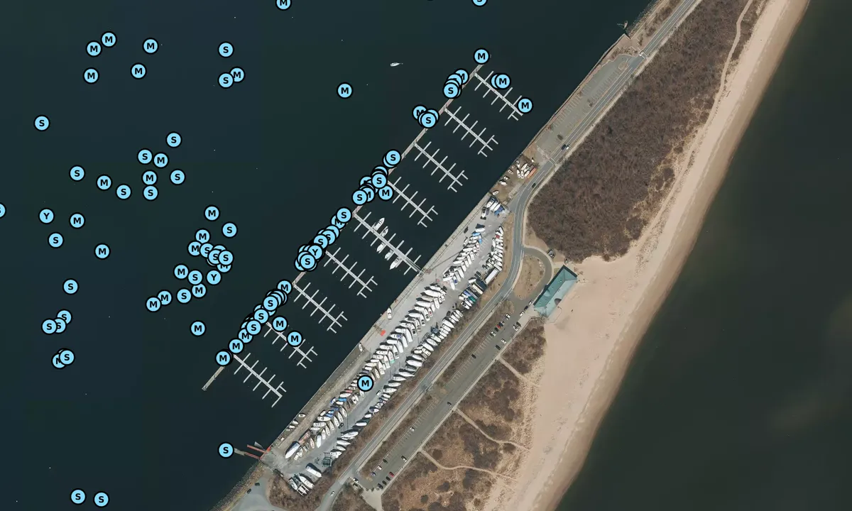 Satelite image of Moonbeam Great Kills Park Marina