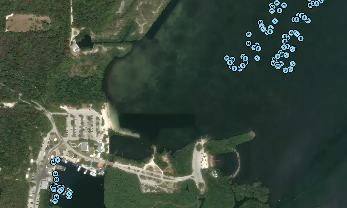 Satelite image of Mooring Field