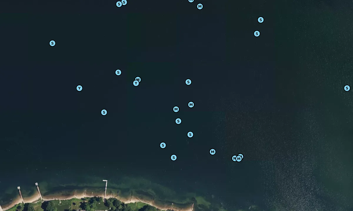 Satelite image of Mooring Scraggy Neck