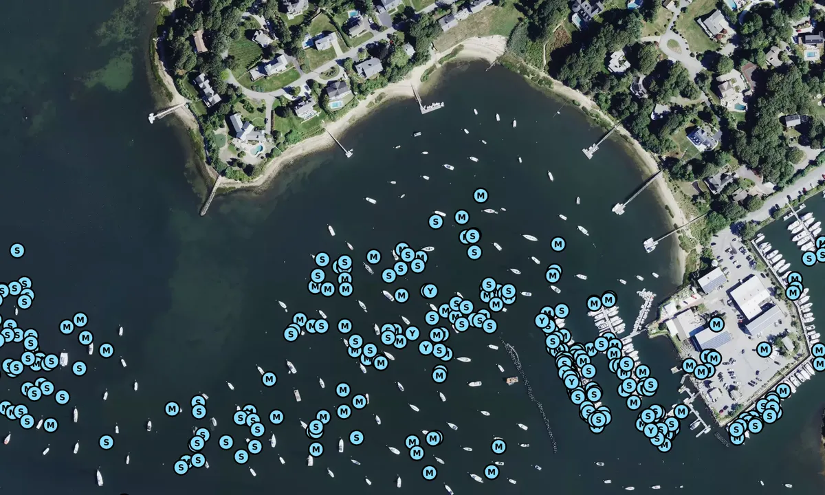 Satelite image of mooring W1