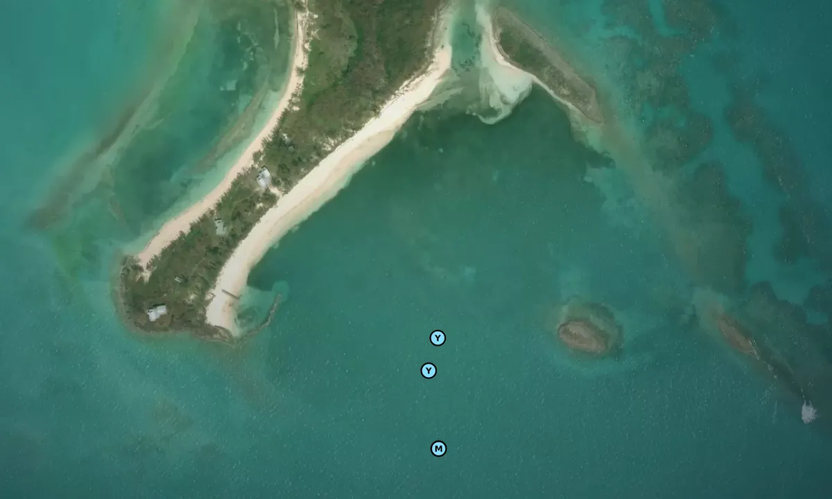 Satelite image of Moraine Cay