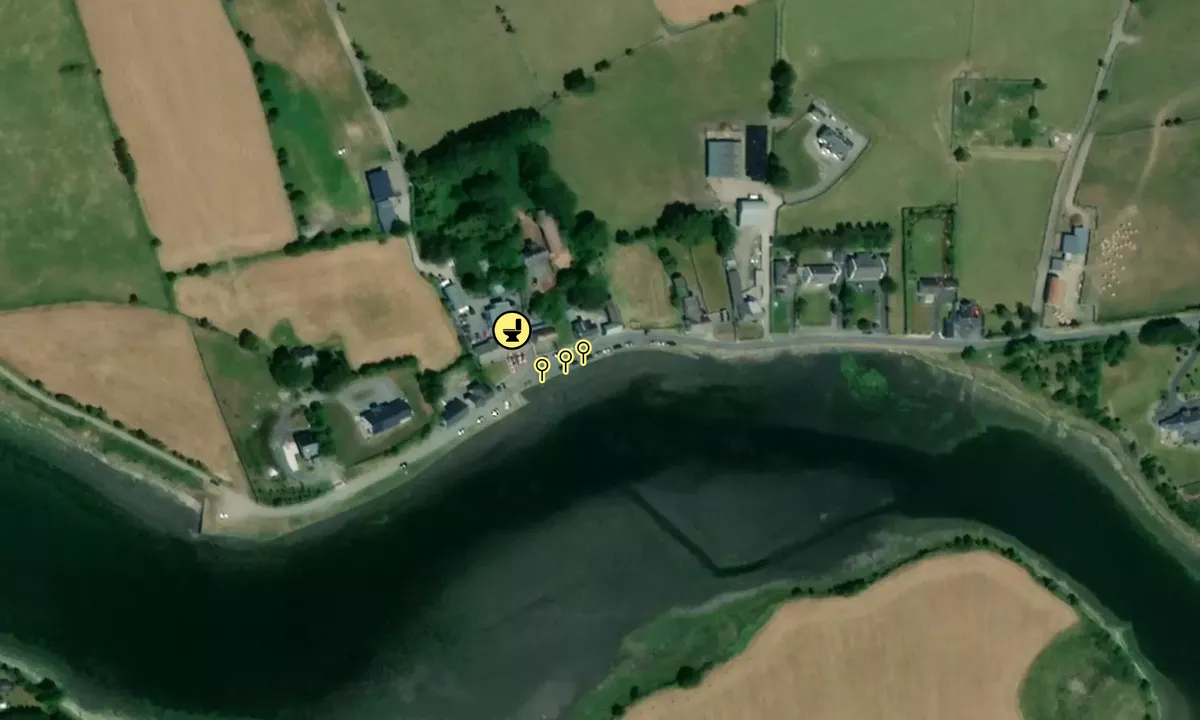 Satelite image of Morans on the Weir