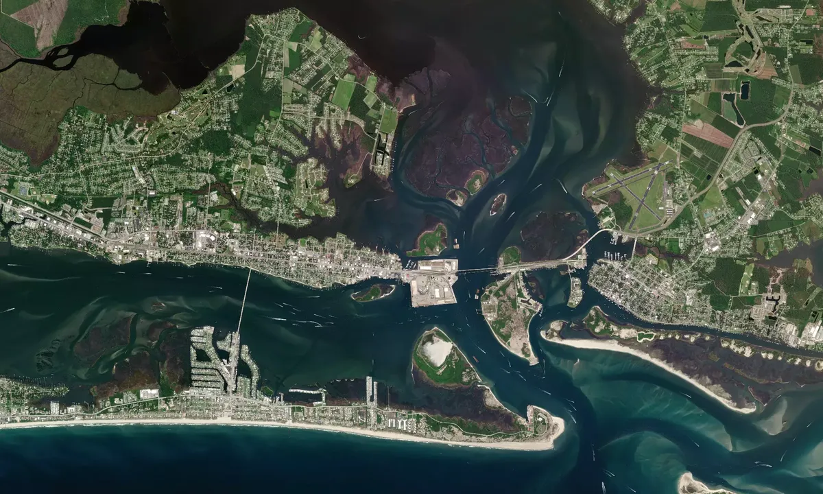 Flyfoto av Morehead City Yacht Basin - Carteret