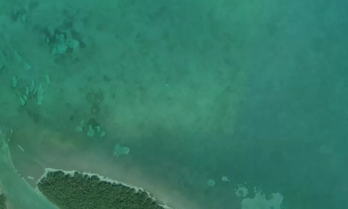 Satelite image of Mores Island North