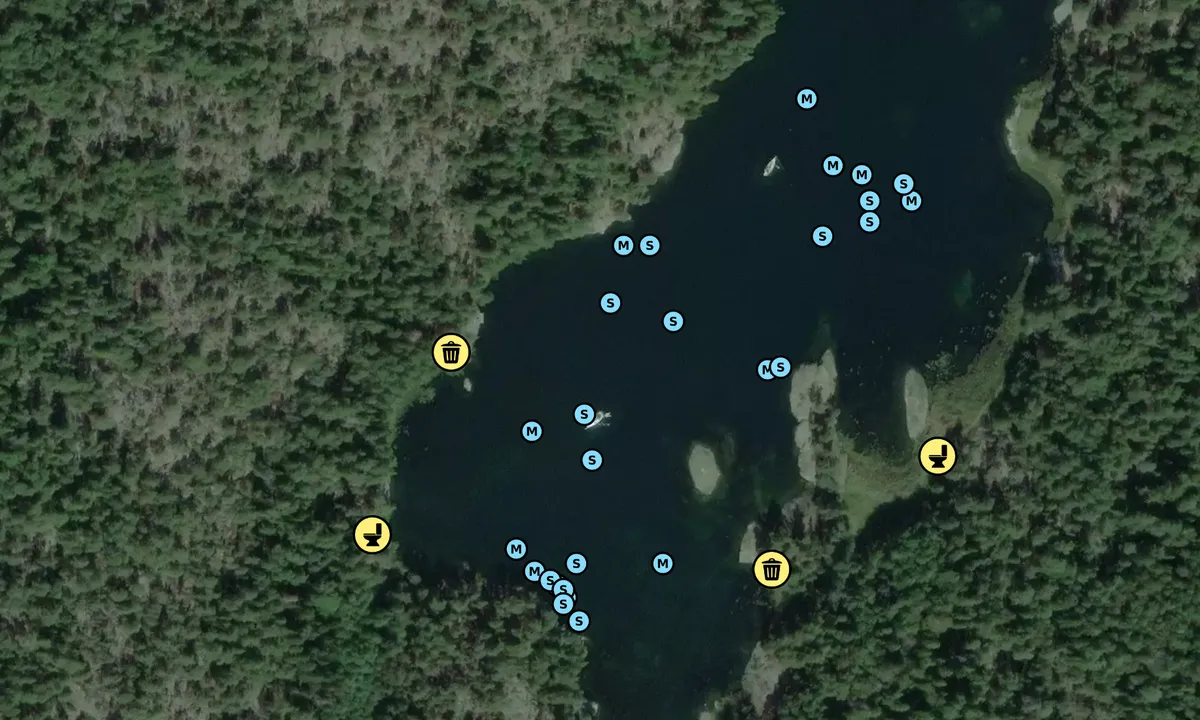 Satelite image of Mörkviken - Fjärdlång