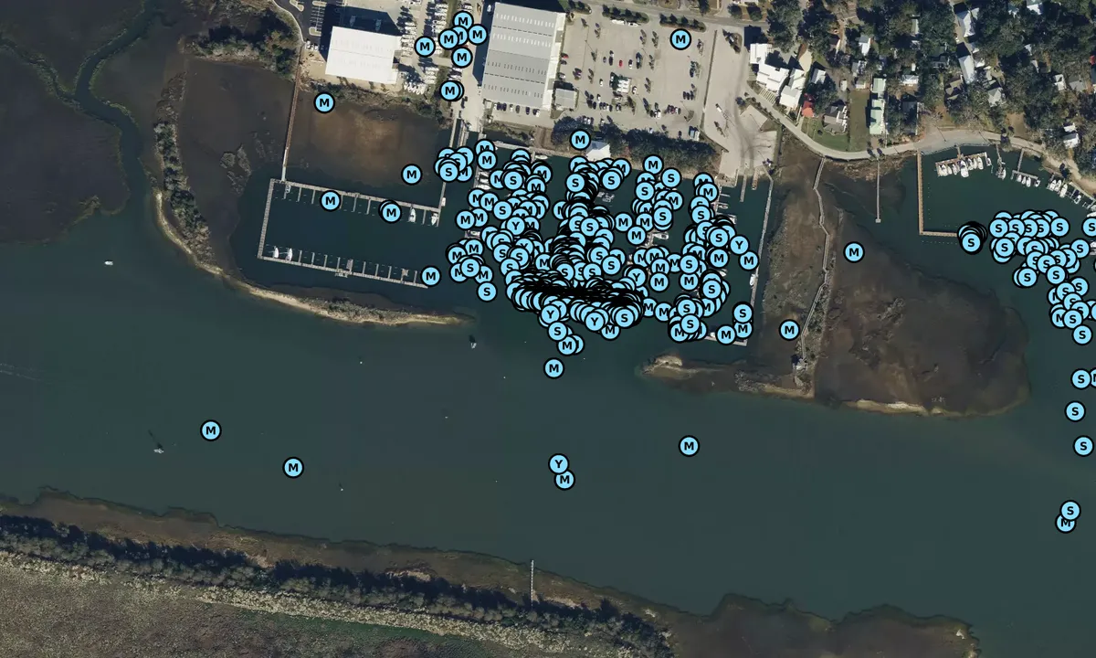 Satelite image of Morningstar Marina Southport