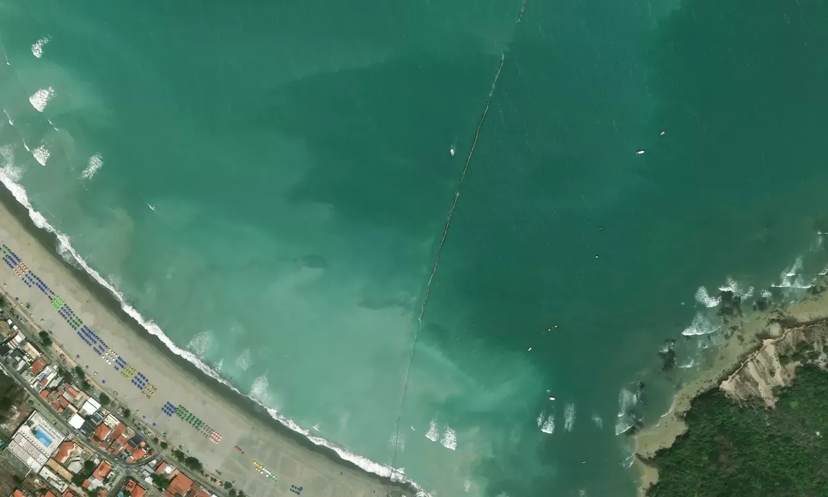 Satelite image of Morro do Careca