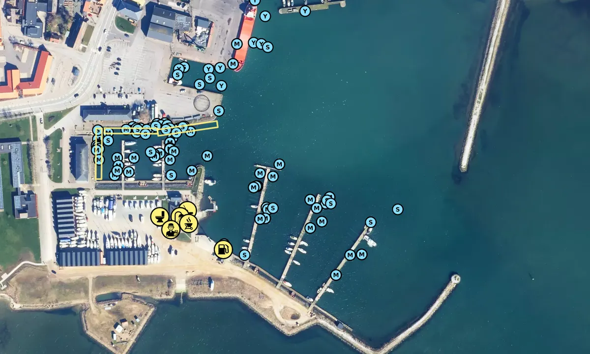 Satelite image of Morsø Sejlklub og Marina