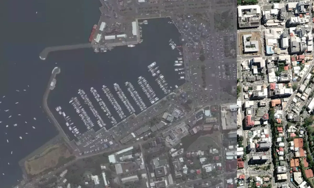 Flyfoto av Moselle - Nouméa