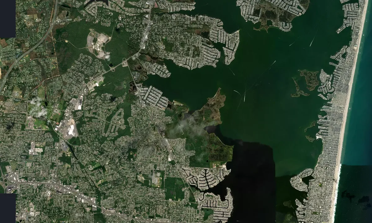 Flyfoto av Mosquito Cove - Toms River