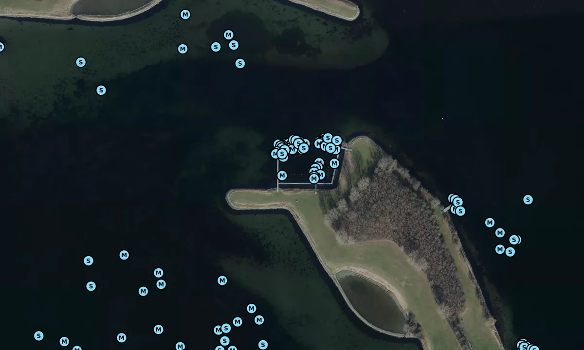 Satelite image of Mosselplaat South Marina