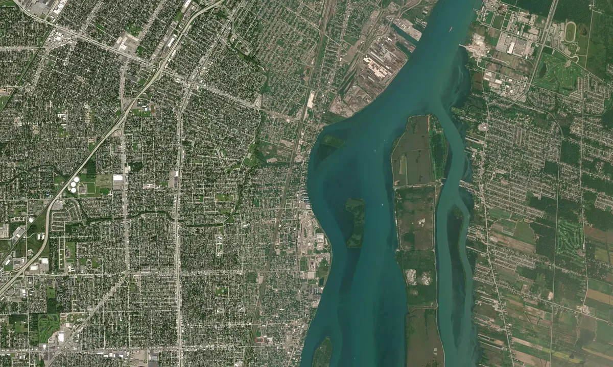 Flyfoto av Motor City Marina (Formerly Pier 500 Marina)