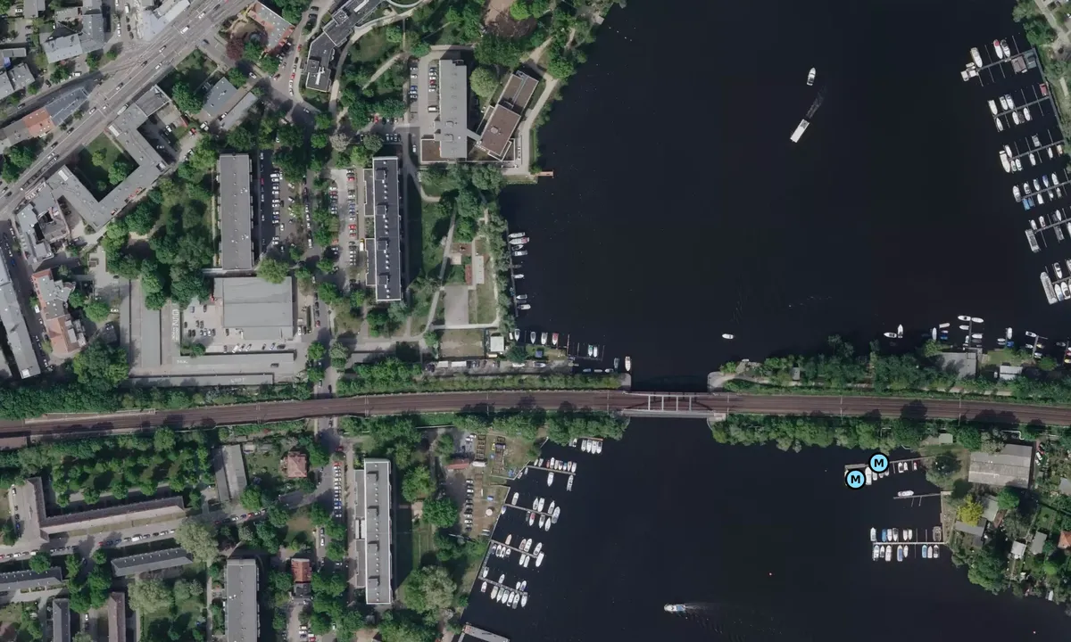 Satelite image of Motorbootclub Havelbucht Potsdam